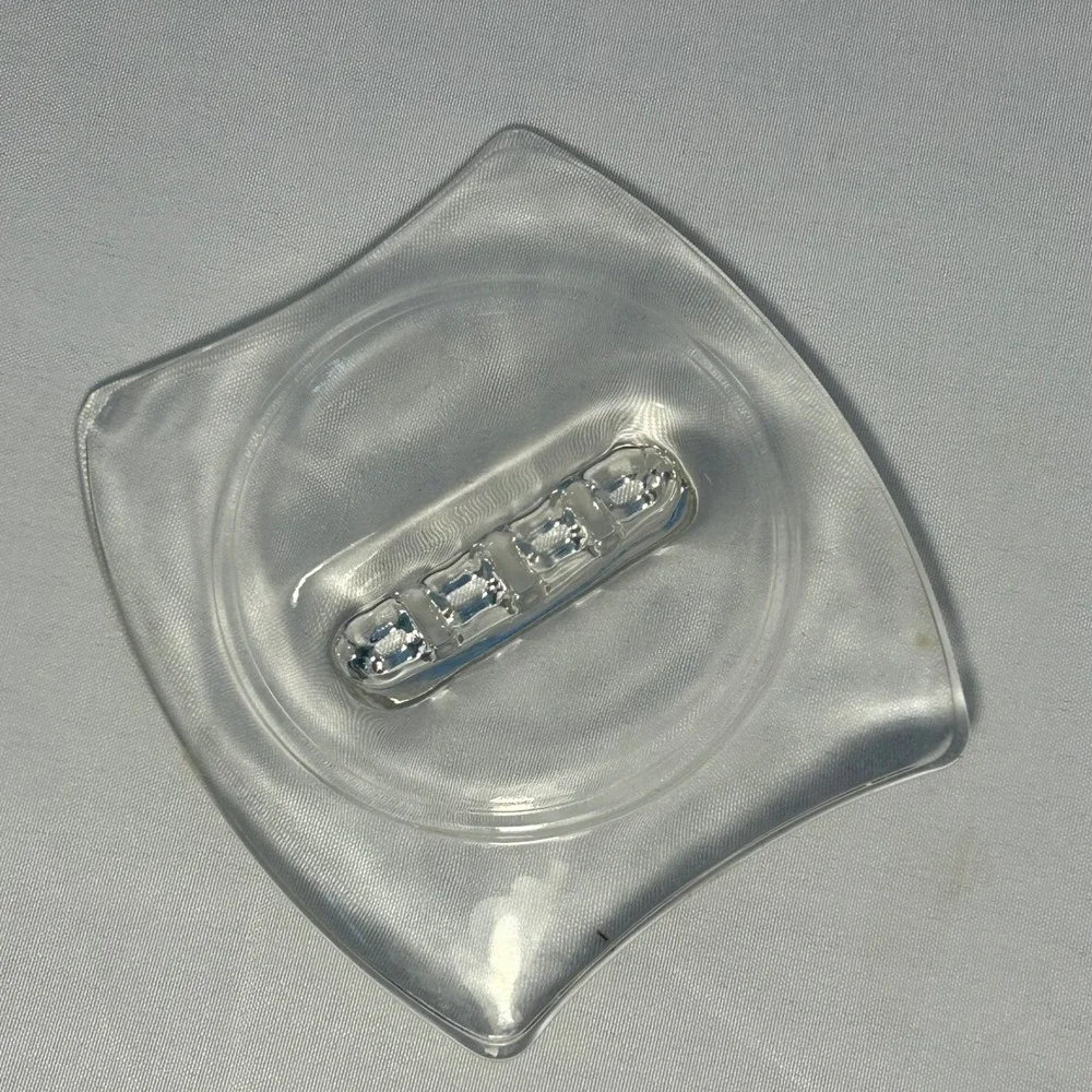 Vintage Clear Glass‎ ashtray